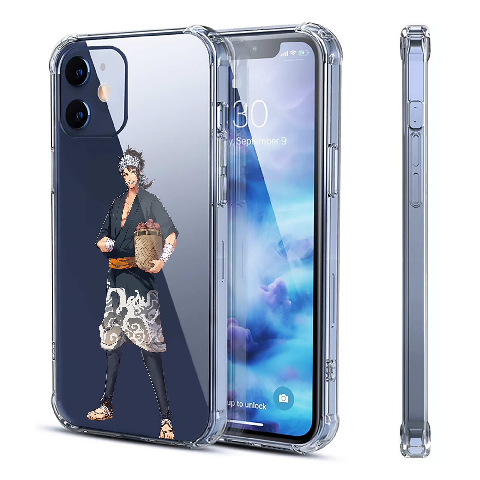 （画像用） 刀剣乱舞 Touken Ranbu 【iPhone 12シリーズ対応】透明スマホケース（クリアソフトケース）